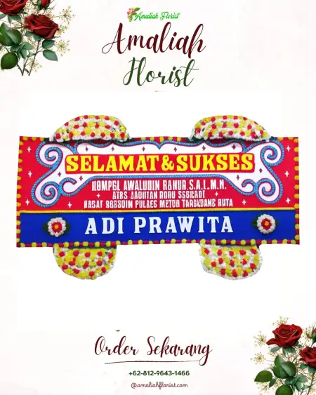 Papan Bunga Ucapan Selamat Pegerdawung